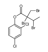 (2,4-dichlorophenyl) 2,3-dibromo-2-(bromomethyl)butanoate Structure