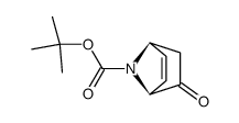 (1S,4S)-7-(tert-butoxycarbonyl)-7-azabicyclo[2.2.1]hept-5-en-2-one结构式