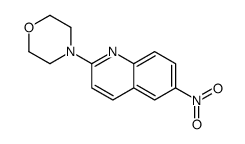 4-(6-nitroquinolin-2-yl)morpholine Structure