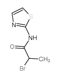 2-bromo-N-(1,3-thiazol-2-yl)propanamide Structure