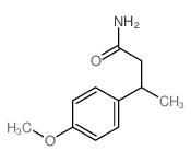 Benzenepropanamide,4-methoxy-b-methyl- Structure