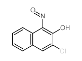3-chloro-1-nitroso-naphthalen-2-ol Structure