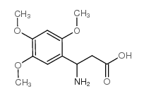 3-氨基-3-(2,4,5-三甲氧基苯基)-丙酸结构式
