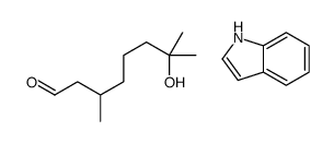 7-羟基-3,7-二甲基-辛醛与吲哚的反应产物结构式