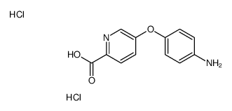 5-(4-aminophenoxy)pyridine-2-carboxylic acid dihydrochloride结构式