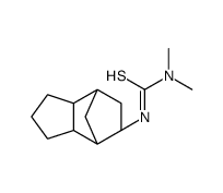 exo-5-(3,3-Dimethyl-2-thioureido)tetrahydro-endo-dicyclopentadiene结构式