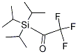 Tris(1-methylethyl)(trifluoroacetyl)silane Structure