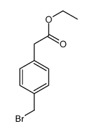 (4-bromomethylphenyl)acetic acid ethyl ester Structure