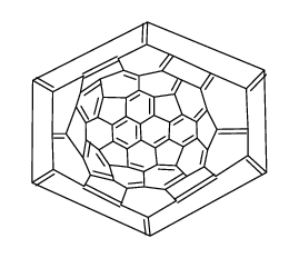 C70-fullerene结构式