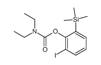 2-iodo-6-(trimethylsilyl)phenyl diethylcarbamate Structure