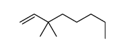 3,3-Dimethyl-1-octene结构式