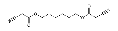 cyanoacetic acid 6-(2-cyanoacetoxy)hexyl ester结构式