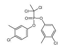 1-chloro-4-[(4-chloro-3-methylphenoxy)-(1,1-dichloroethyl)phosphoryl]oxy-2-methylbenzene Structure