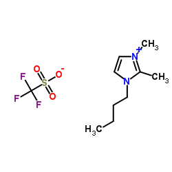 1-Butyl-2,3-Dimethylimidazolium Trifluoromethanesulfonate Structure