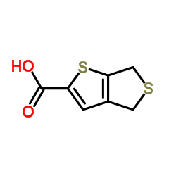 4,6-二氢噻吩并[3,4-b]噻吩-2-羧酸结构式