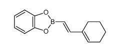 (E)-2-[2-(Cyclohex-1-en-1-yl)ethenyl]benzo[1,3,2]dioxaborole Structure