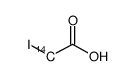 iodoacetic acid, [2-14c] Structure