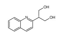 2-quinolin-2-yl-propane-1,3-diol结构式