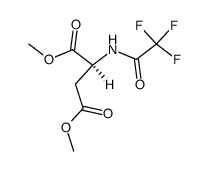 dimethyl (2S)-N-trifluoroacetylglutamate Structure