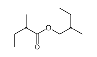 D-2-Methylbutyl 2-methylbutyrate Structure