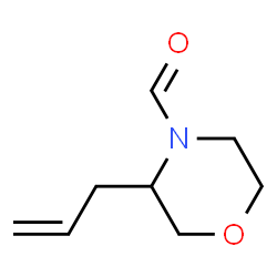 4-Morpholinecarboxaldehyde,3-(2-propenyl)- (9CI)结构式