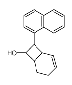 8-(naphthalen-1-yl)bicyclo[4.2.0]oct-2-en-7-ol结构式