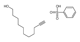 benzenesulfonic acid,undec-10-yn-1-ol结构式
