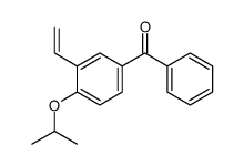 (3-ethenyl-4-propan-2-yloxyphenyl)-phenylmethanone结构式