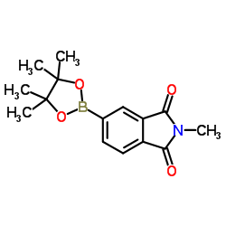 2-Methyl-5-(4,4,5,5-tetramethyl-1,3,2-dioxaborolan-2-yl)-1H-isoindole-1,3(2H)-dione结构式