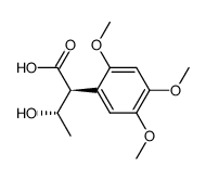 (2S,3S)-3-hydroxy-2-(2,4,5-trimethoxyphenyl)butanoic acid结构式