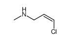 (3-chloro-allyl)-methyl-amine结构式