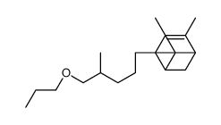 4,6-dimethyl-6-(4-methyl-5-propoxypentyl)bicyclo[3.1.1]hept-3-ene Structure
