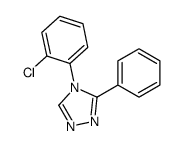 4-(2-chlorophenyl)-3-phenyl-1,2,4-triazole Structure