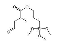 3-trimethoxysilylpropyl 2-methyl-4-oxobutanoate Structure