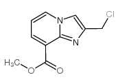 2-氯甲基-咪唑并[1,2-A]吡啶-8-羧酸甲酯结构式