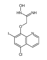 2-(5-chloro-7-iodoquinolin-8-yl)oxy-N'-hydroxyethanimidamide Structure