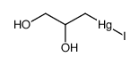 2,3-dihydroxy-propylmercury (1+), iodide结构式