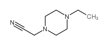 1-Piperazineacetonitrile,4-ethyl-(7CI) Structure