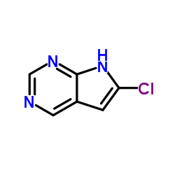 6-Chloro-1H-pyrrolo[2,3-d]pyrimidine structure