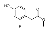 methyl 2-(2-fluoro-4-hydroxyphenyl)acetate structure