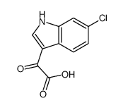 2-(6-chloro-1H-indol-3-yl)-2-oxo-acetic acid结构式