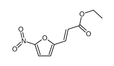 ethyl 3-(5-nitrofuran-2-yl)prop-2-enoate结构式