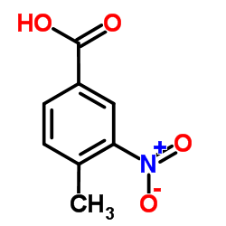 4-甲基-3-硝基苯甲酸结构式