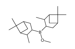 (+)-B-甲氧基二异松莰基硼烷结构式