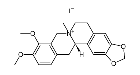 (-)-α-Canadine methiodide结构式