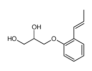 3-(2-propenyl-phenoxy)-propane-1,2-diol结构式