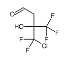 3-(chloro-difluoro-methyl)-4,4,4-trifluoro-3-hydroxy-butanal Structure