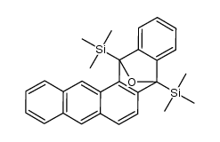 5,14-bis(trimethylsilyl)-5,14-dihydro-5,14-epoxypentaphene结构式
