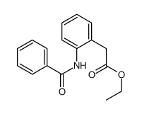 ethyl 2-(2-benzamidophenyl)acetate结构式