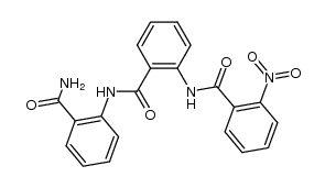N-[N-(2-nitro-benzoyl)-anthraniloyl]-anthranilic acid amide Structure